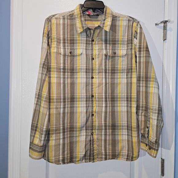 The North Face plaid button down mens XL - Picture 1 of 5